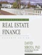 Essentials of Real Estate Finance pdf epub mobi 电子书 下载