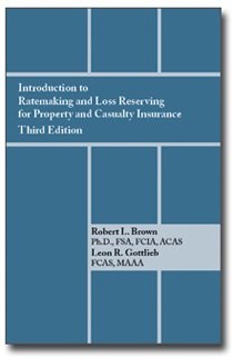Introduction to Ratemaking and Loss Reserving for Property and Casualty Insurance pdf epub mobi 电子书 下载