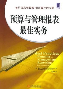 预算与管理报表最佳实务 pdf epub mobi 电子书 下载