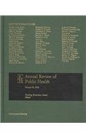 Annual Review of Public Health W/Online Vol 30 pdf epub mobi 下载