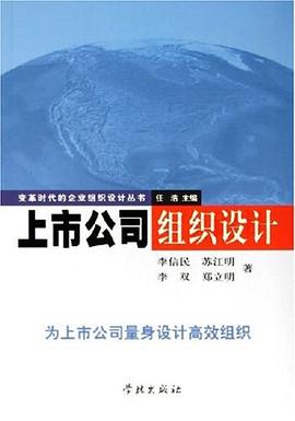 上市公司組織設計 pdf epub mobi 電子書 下載