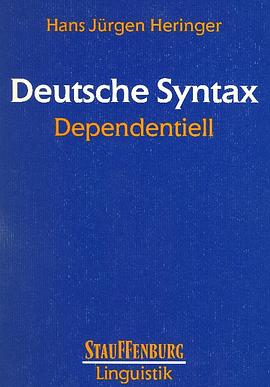 Deutsche Syntax Dependentiell pdf epub mobi 电子书 下载
