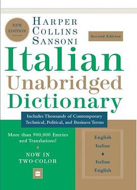 HarperCollins Sansoni Italian Unabridged Dictionary, Second Edition pdf epub mobi 电子书 下载