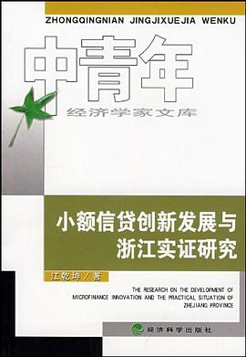 小额信贷创新发展与浙江实证研究 pdf epub mobi 电子书 下载