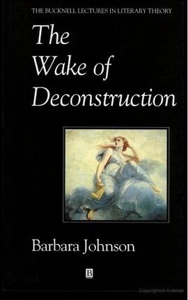 The Wake of Deconstruction (The Bucknell Lectures in Literary Theory, No 11) pdf epub mobi 电子书 下载