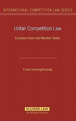 Unfair Competition Law pdf epub mobi 电子书 下载