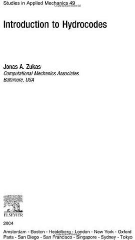 Introduction to Hydrocodes pdf epub mobi 电子书 下载