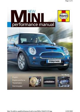 New Mini Performance Manual