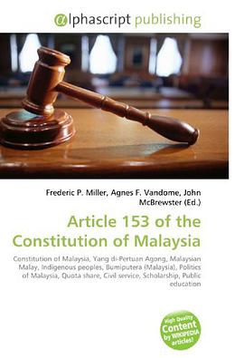 Article 153 of the Constitution of Malaysia pdf epub mobi 电子书 下载
