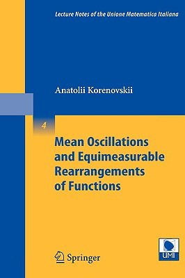 Mean Oscillations and Equimeasurable Rearrangements of Functions pdf epub mobi 电子书 下载