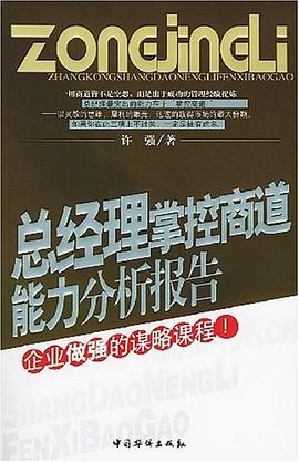 总经理掌控商道能力分析报告 pdf epub mobi 电子书 下载