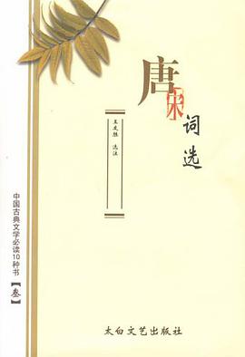 唐宋词选 pdf epub mobi 电子书 下载