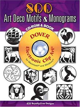 800 Art Deco Motifs and Monograms CD-ROM and Book (Dover Electronic Clip Art) pdf epub mobi 電子書 下載