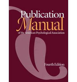 Publication Manual of the American Psychological Association pdf epub mobi 电子书 下载