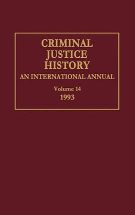 Criminal Justice History pdf epub mobi 电子书 下载