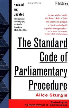 Standard Code of Parliamentary Procedure pdf epub mobi 电子书 下载