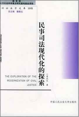 民事司法现代化的探索 pdf epub mobi 电子书 下载