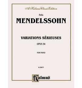 Variations Srieuses, Op. 54 pdf epub mobi 电子书 下载