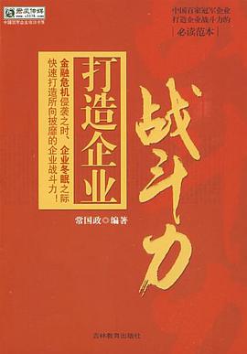 打造企业战斗力 pdf epub mobi 电子书 下载