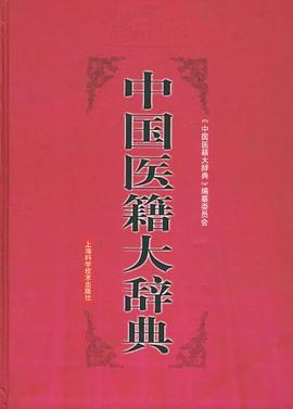中国医籍大辞典 pdf epub mobi 电子书 下载