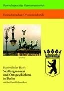Siedlungsnamen und Ortsgeschichten in Berlin pdf epub mobi 電子書 下載