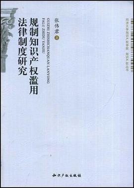 規製知識産權濫用法律製度研究 pdf epub mobi 電子書 下載