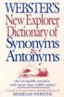 Webster's New Explorer Dictionary of Synonyms & Antonyms pdf epub mobi 电子书 下载