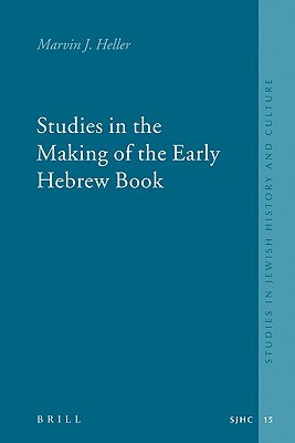 Studies in the Making of the Early Hebrew Book pdf epub mobi 电子书 下载