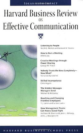 Harvard Business Review on Effective Communication pdf epub mobi 电子书 下载
