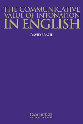The Communicative Value of Intonation in English (Applied Linguistics Non) pdf epub mobi 电子书 下载