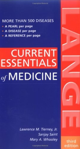 CURRENT ESSENTIALS OF MEDICINE 3E当代内科学精要 pdf epub mobi 电子书 下载