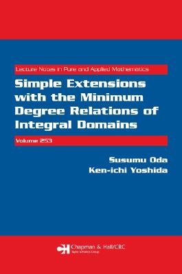 Simple Extensions With the Minimum Degree Relations of Integral Domains pdf epub mobi 电子书 下载