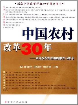 中国农村改革30年 pdf epub mobi 电子书 下载