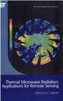 thermal microwave radiation: Applications for Remote Sensing pdf epub mobi 电子书 下载
