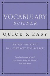 Quick & Easy Vocabulary Builder pdf epub mobi 电子书 下载