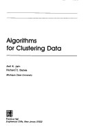 Algorithms for clustering data pdf epub mobi 电子书 下载