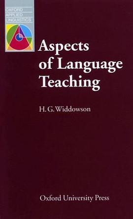 Aspects of Language Teaching (Oxford Applied Linguistics) pdf epub mobi 电子书 下载