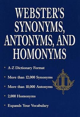 Webster's Synonyms, Antonyms, and Homonyms pdf epub mobi 电子书 下载
