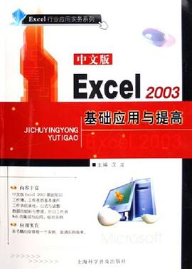 中文版Excel2003基础应用与提高 pdf epub mobi 电子书 下载