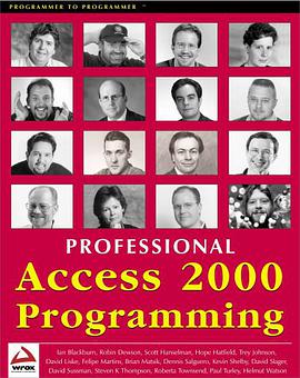 Professional Access 2000 Programming pdf epub mobi 電子書 下載
