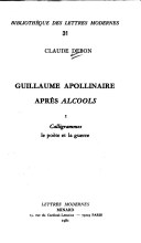 Guillaume Apollinaire après Alcools pdf epub mobi 电子书 下载