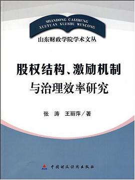 股权结构、激励机制与治理效率研究 pdf epub mobi 电子书 下载