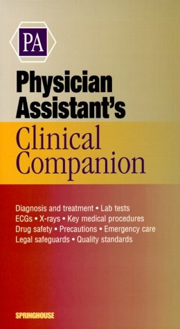 Physician Assistant's Clinical Companion pdf epub mobi 电子书 下载