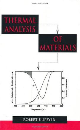 Thermal Analysis of Materials pdf epub mobi 电子书 下载