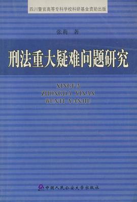 刑法重大疑难问题研究 pdf epub mobi 电子书 下载