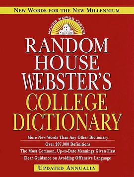 Random House Webster's  College Dictionary pdf epub mobi 电子书 下载