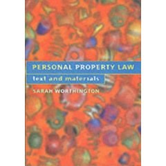 Personal Property Law: Text and Materials pdf epub mobi 电子书 下载