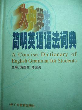 大中学生简明英语语法词典 pdf epub mobi 电子书 下载