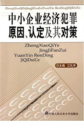 中小企业经济犯罪原因、认定及其对策 pdf epub mobi 电子书 下载
