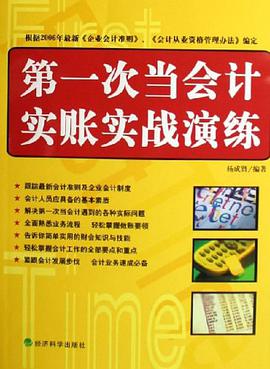 第一次当会计实账实战演练 pdf epub mobi 电子书 下载